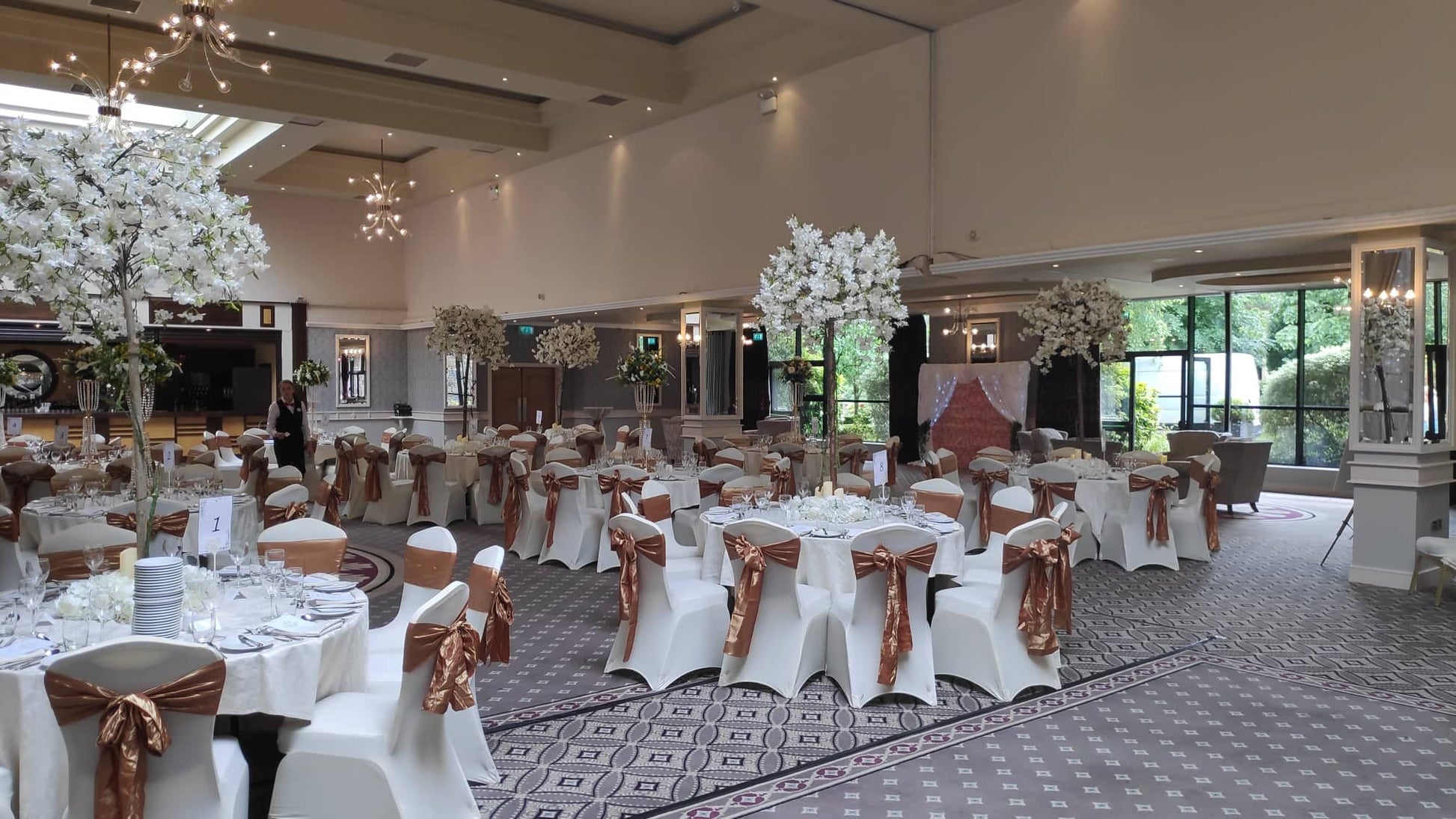 Wedding Reception Package - Evergreen Silk Plants
