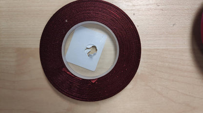 Florist 6mm Satin Ribbon - Evergreen Silk Plants