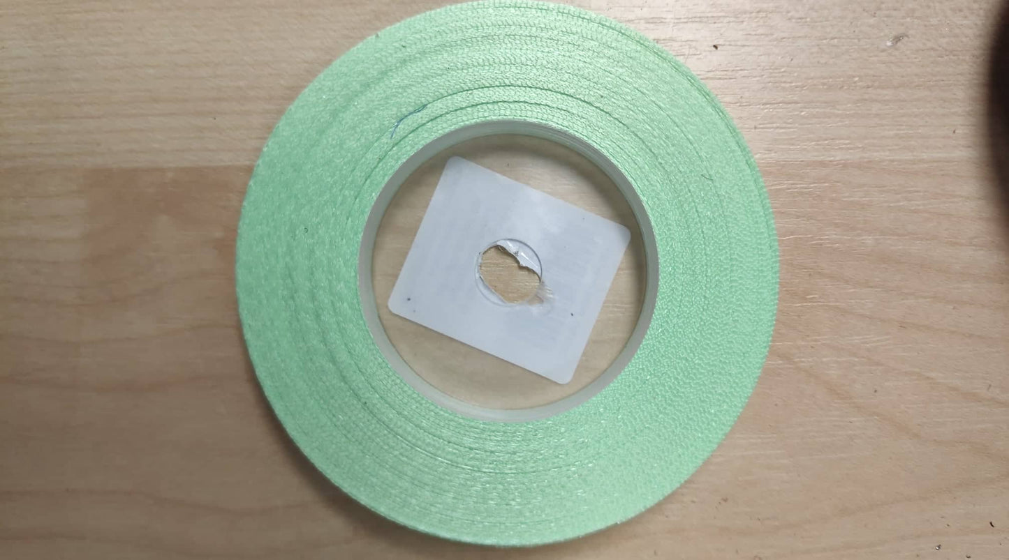 Florist 6mm Satin Ribbon - Evergreen Silk Plants