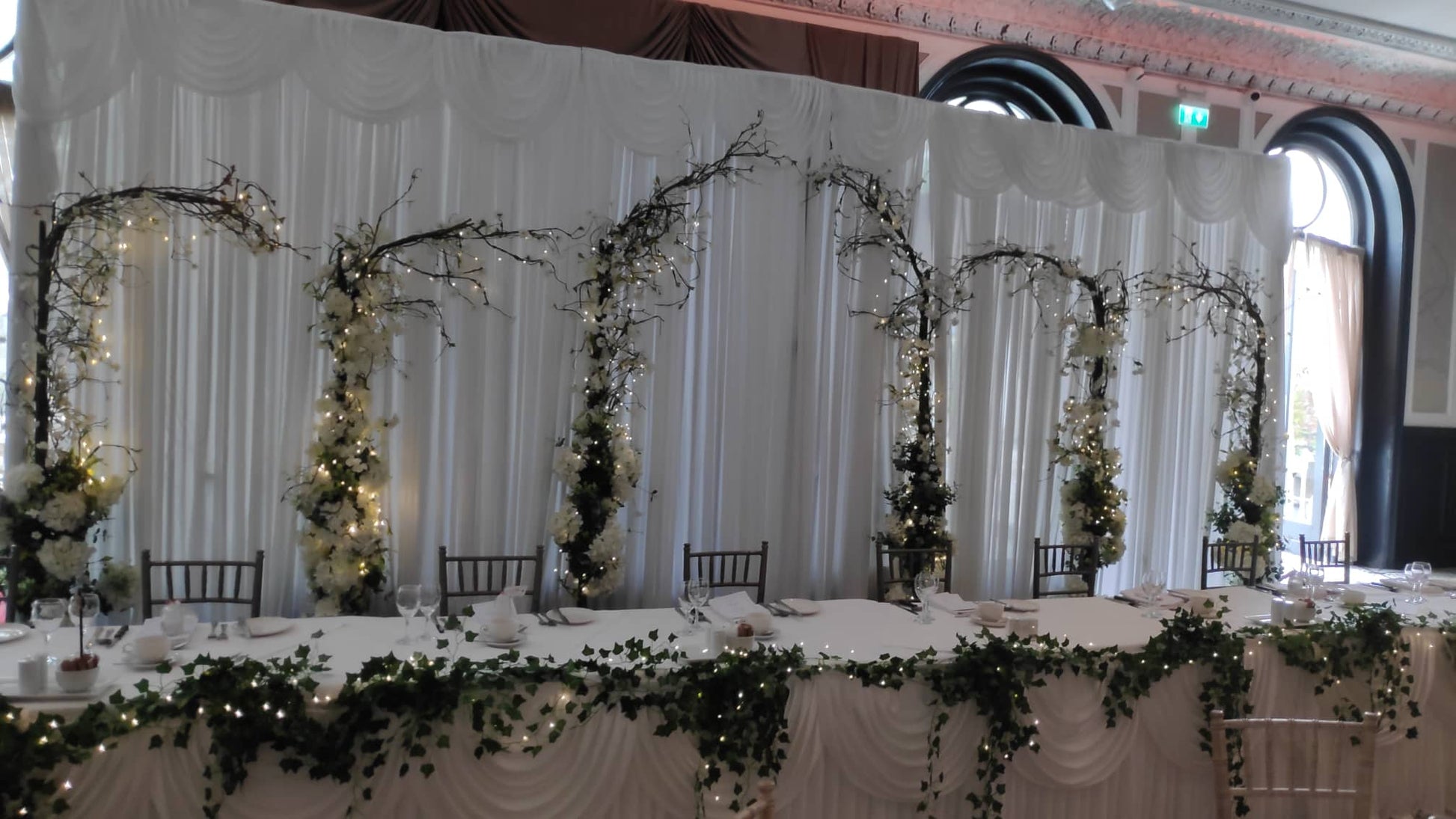 Wedding Reception Package - Evergreen Silk Plants