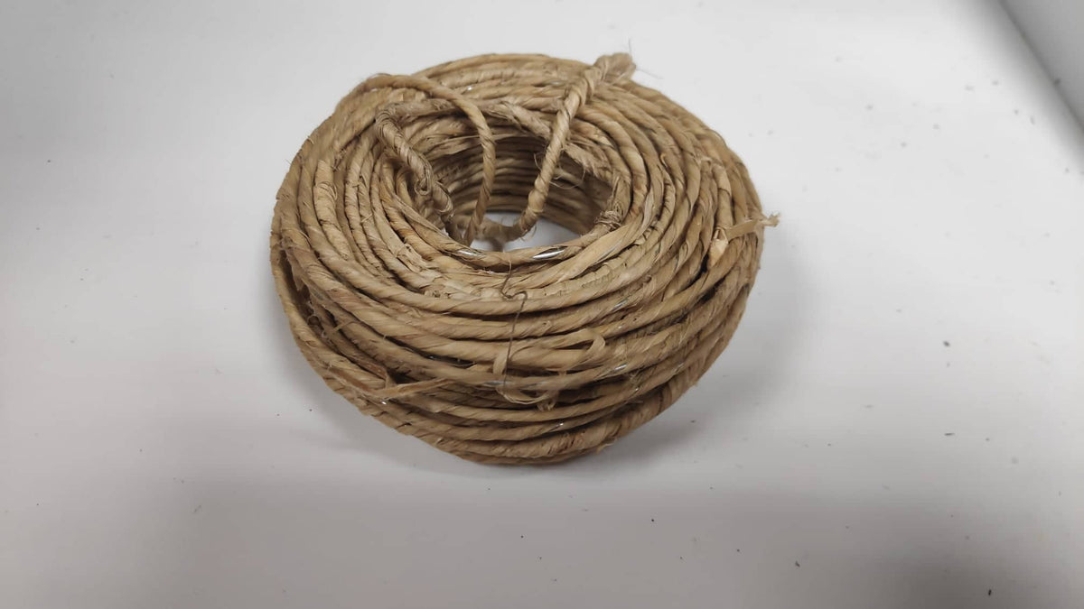 RUSTIC WIRE 3-5mm THICK X 21met (70ft) NATURAL | Evergreen Silk Plants