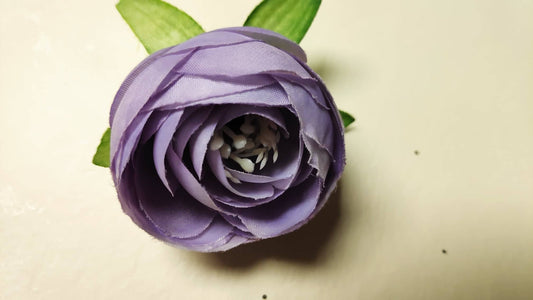 6cm Ranunculus Flowerhead lavender - Evergreen Silk Plants