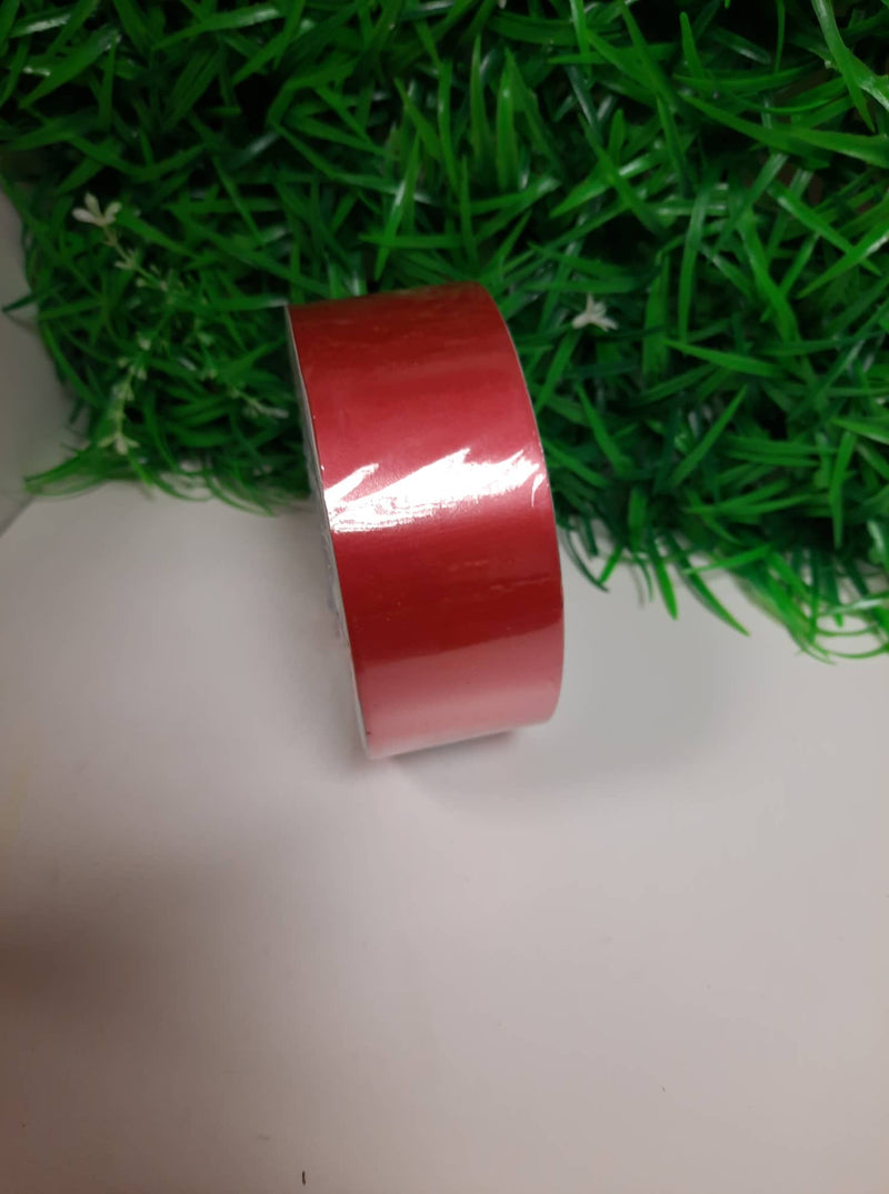 50mm (2 INCH) POLY RIBBON X 100 YARDS RICH RED | Evergreen Silk Plants