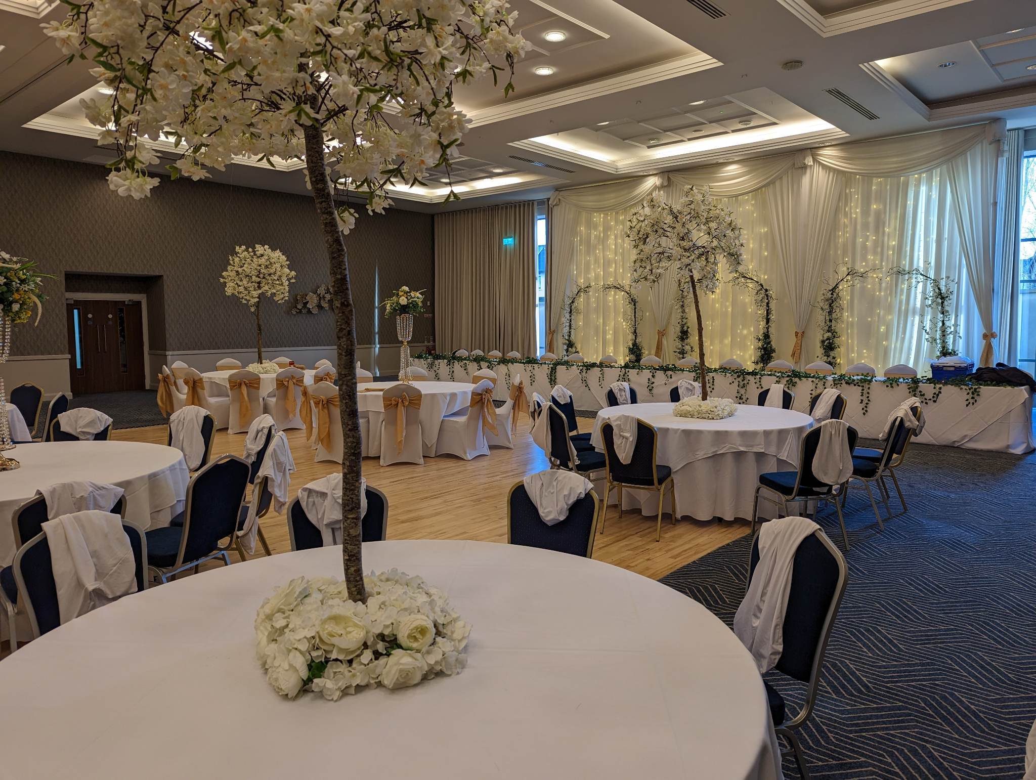 Wedding decor deposit for securing ceremony styling date in Ireland