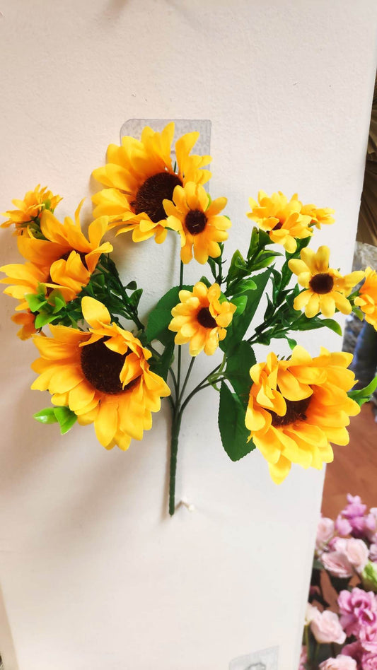 Sunflower bouquet - Evergreen Silk Plants