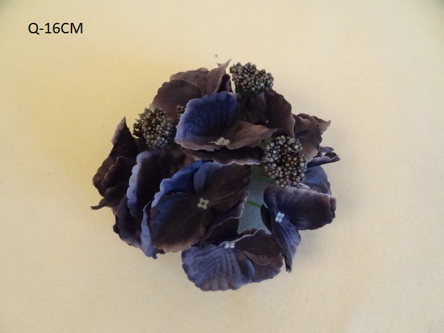 16cm Hydrangea Flower head - Evergreen Silk Plants