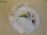 16cm Hydrangea Flower head - Evergreen Silk Plants