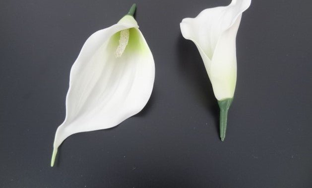 Real Touch Calla Lily Flowerhead White | Evergreen Silk Plants