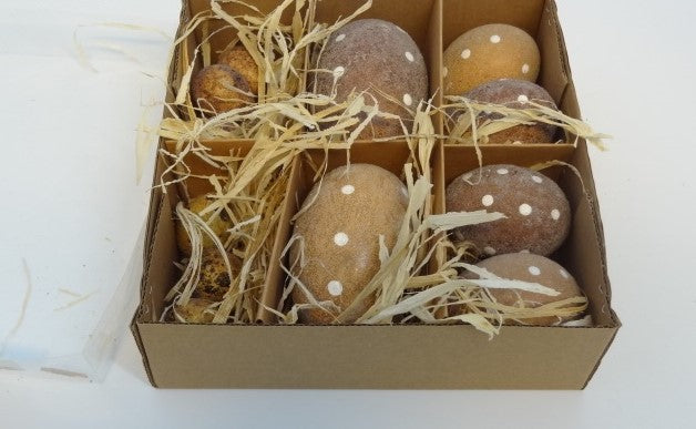 Luxury Easter Eggs Mixed sizes - Evergreen Silk Plants