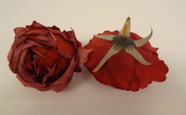 8cm Deluxe Rose Flowerhead | Evergreen Silk Plants